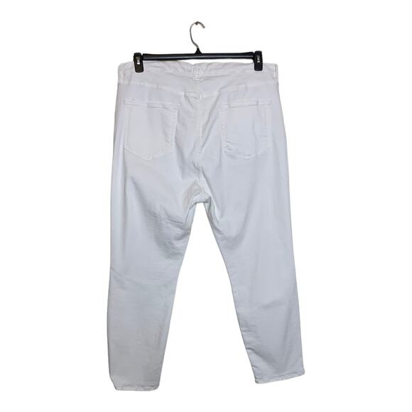 Good American white Good Legs Crop stretch jeans size 24 - Picture 8 of 8